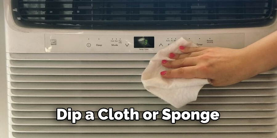 Dip a Cloth or Sponge