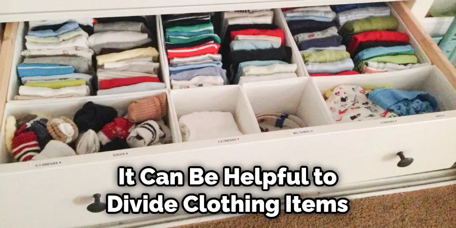 It Can Be Helpful to Divide Clothing Items