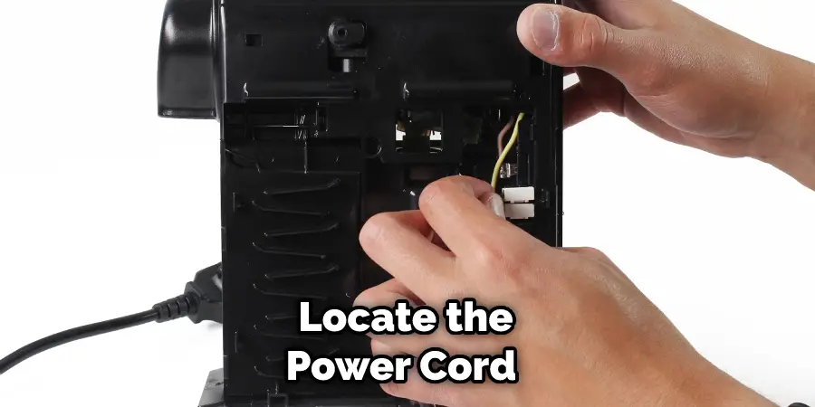 Locate the Power Cord 