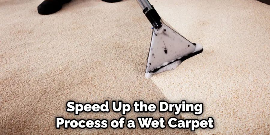 Speed Up the Drying Process of a Wet Carpet