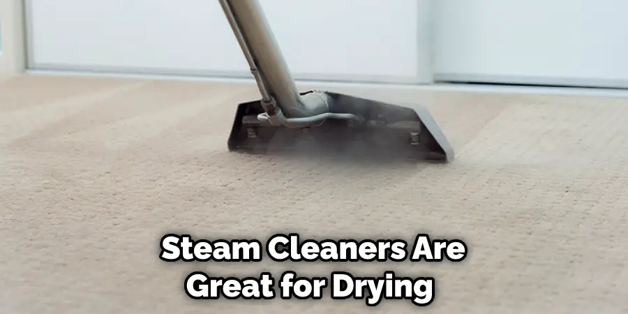 Steam Cleaners Are Great for Drying 