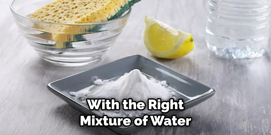 With the Right Mixture of Water