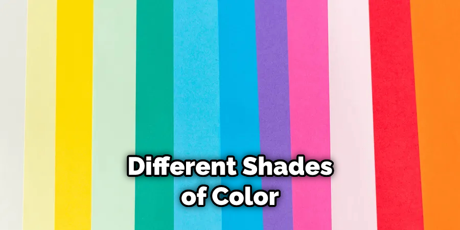 Different Shades of Color