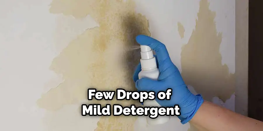 Few Drops of Mild Detergent