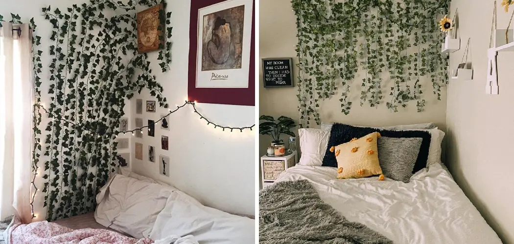 How to Hang Fake Vines on Bedroom Wall