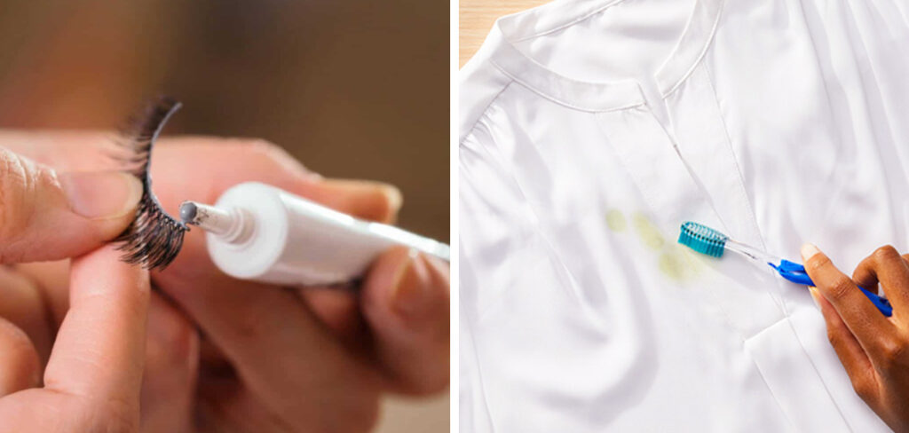How to Remove Lash Glue From Clothes