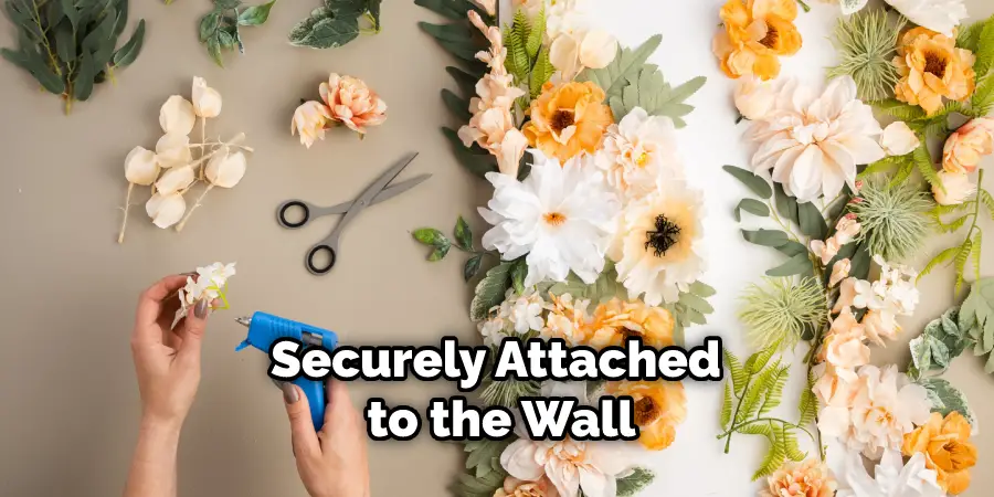 Securely Attached to the Wall