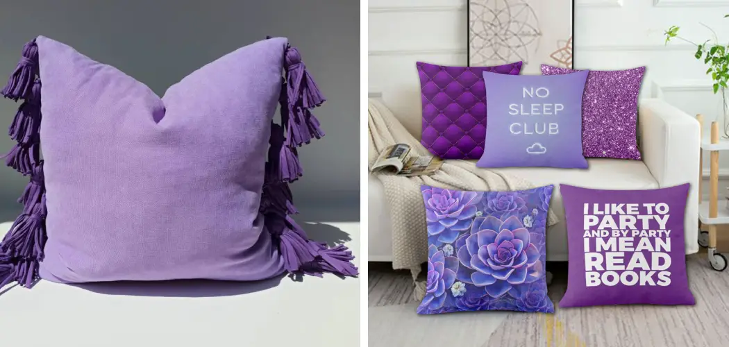 How to Clean Purple Pillow