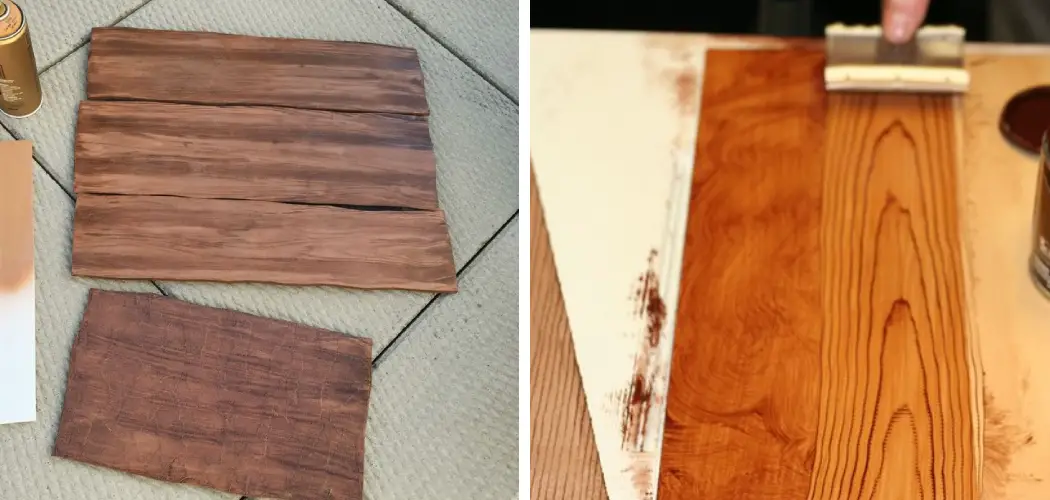 How to Paint Cardboard to Look Like Wood