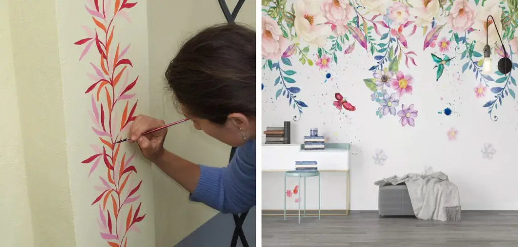 How to Paint Flowers on Walls
