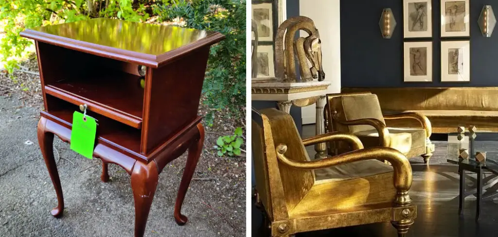 How to Paint Gold Accents on Furniture