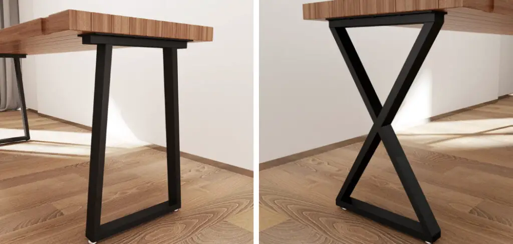 How to Paint Metal Table Legs