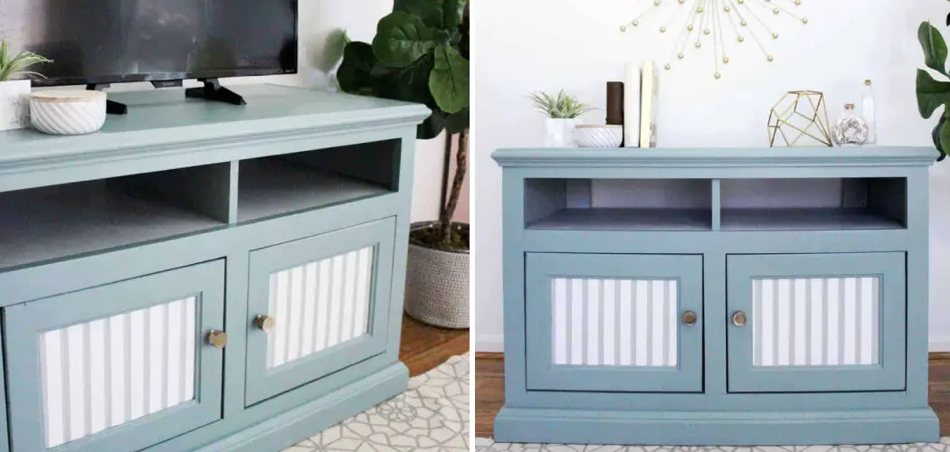 How to Paint TV Stand