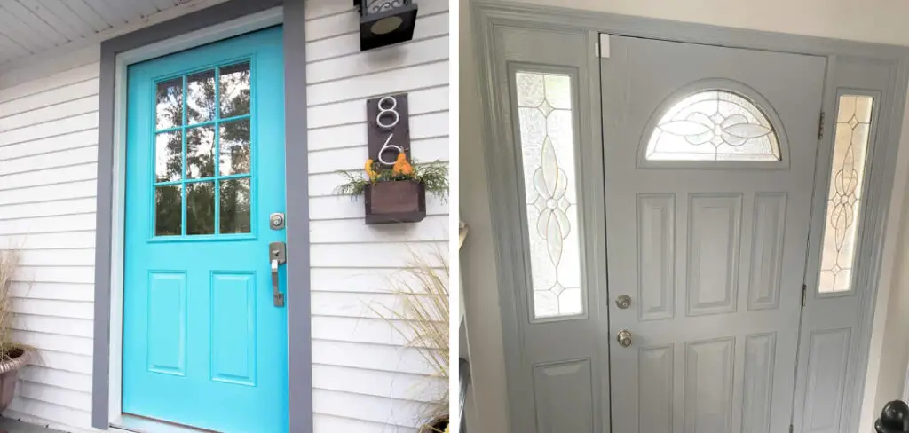 How to Paint a Fiberglass Door