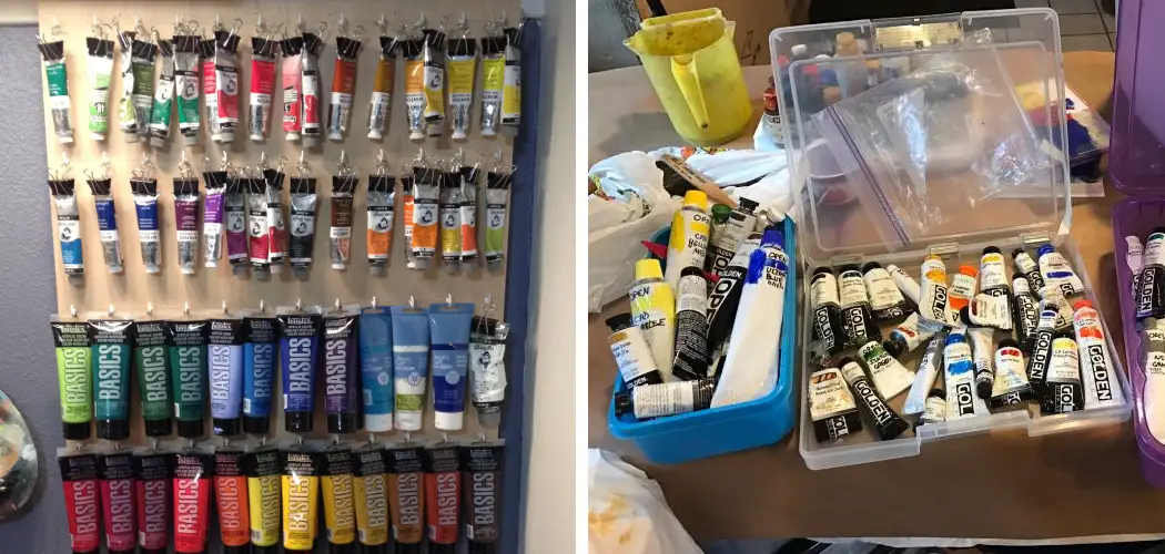 How to Store Acrylic Paint