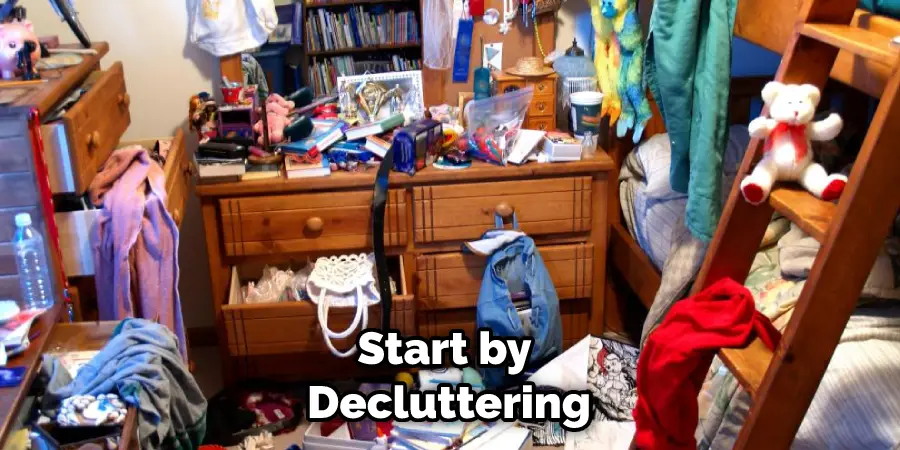 Start by Decluttering