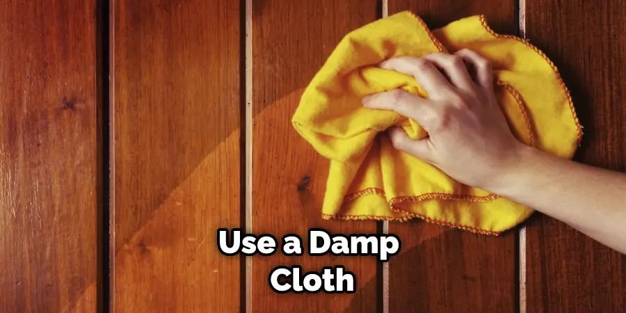 Use a Damp Cloth