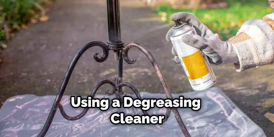 Using a Degreasing Cleaner