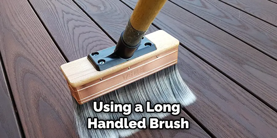 Using a Long Handled Brush