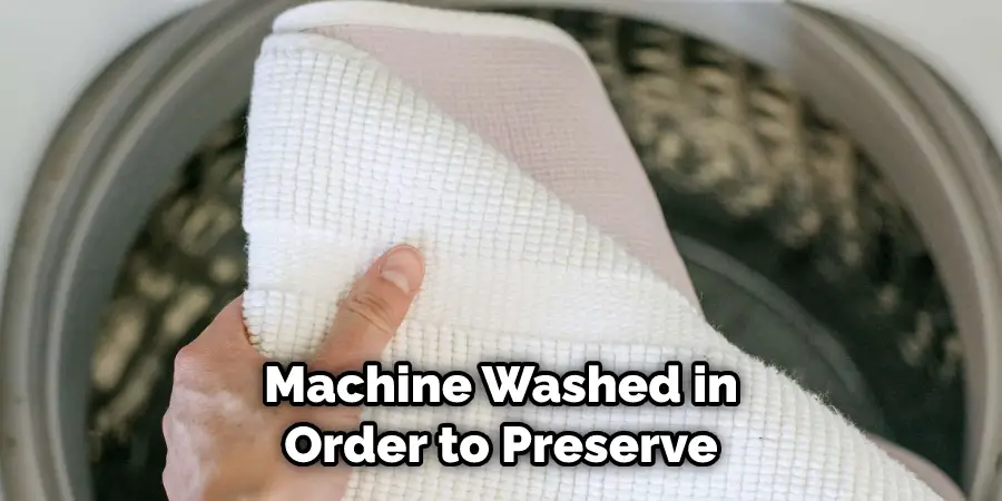 Machine Washed in Order to Preserve