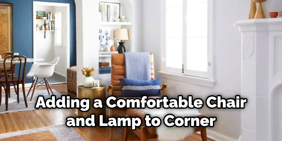 Adding a Comfortable Chair and Lamp to Corner