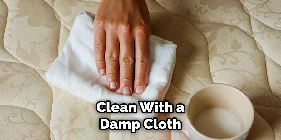Clean With a Damp Cloth