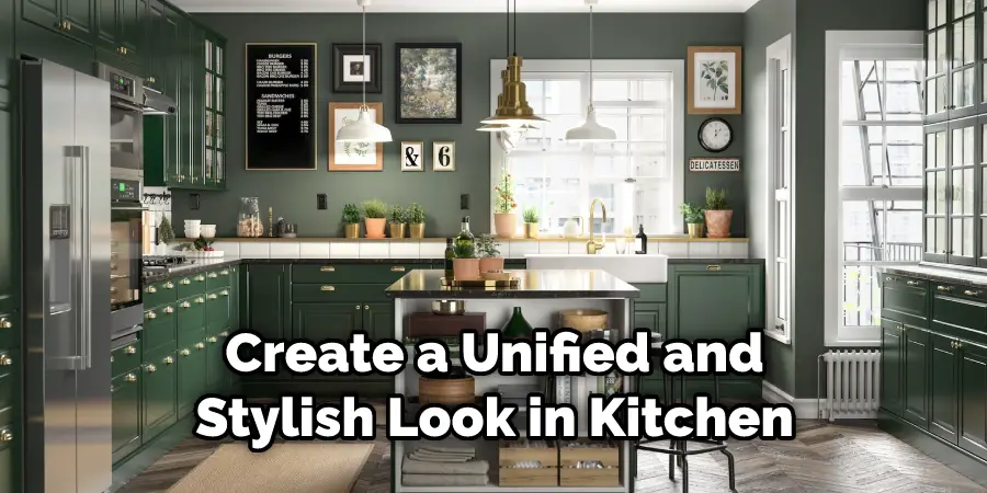Create a Unified and Stylish Look in Kitchen