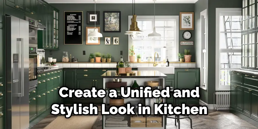 Create A Unified And Stylish Look In Kitchen 