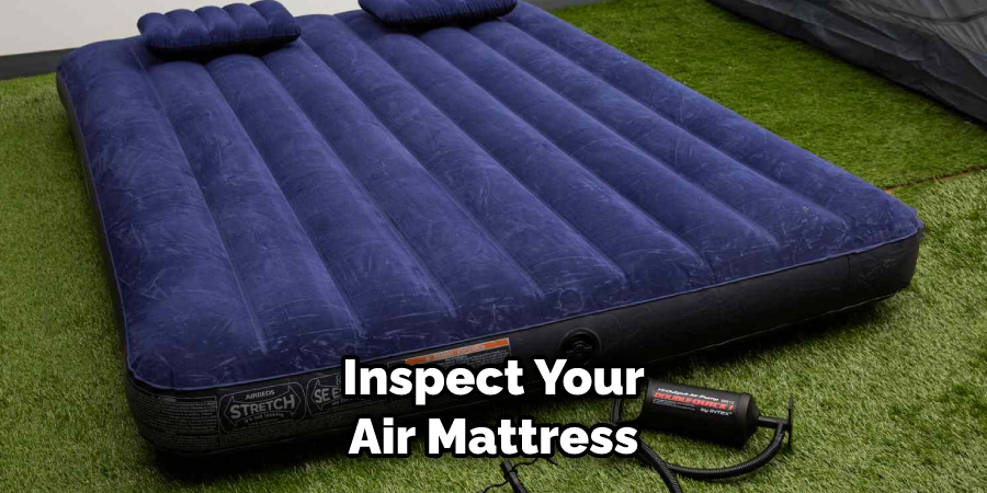 Inspect Your Air Mattress