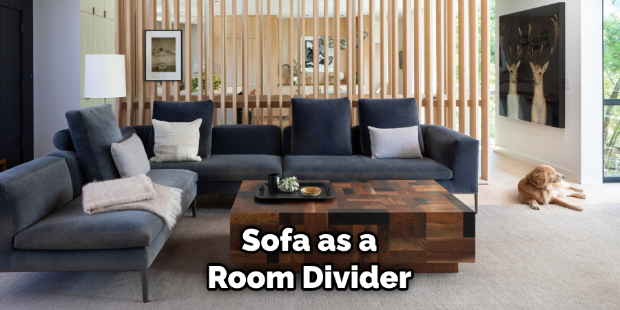 Sofa as a Room Divider