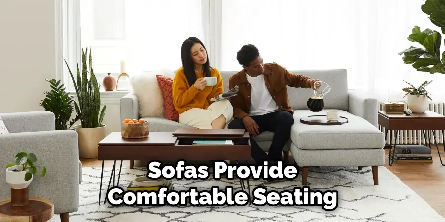 Sofas Provide Comfortable Seating