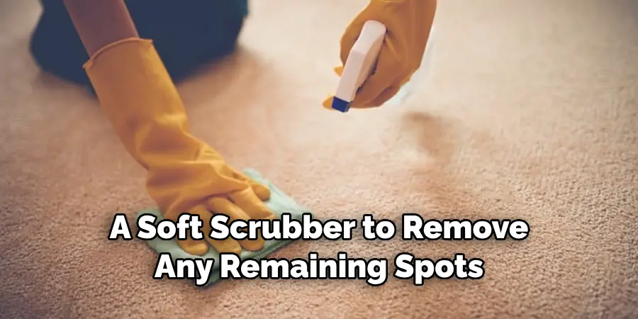 A Soft Scrubber to Remove Any Remaining Spots