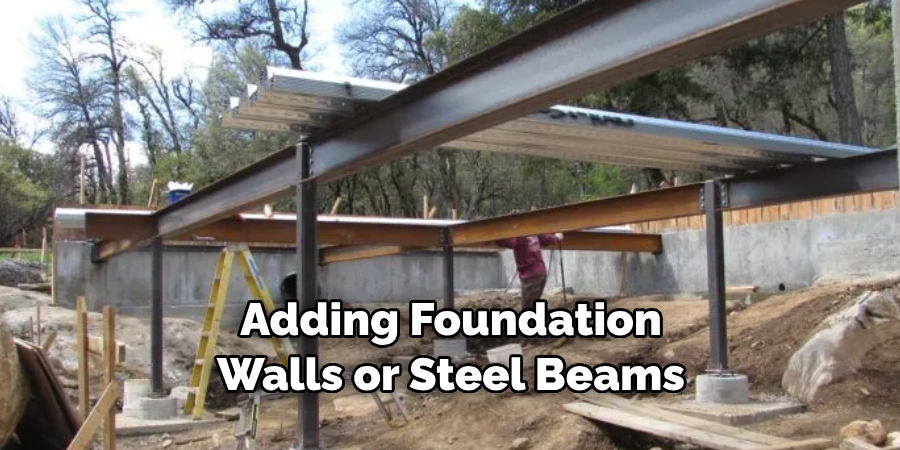 Adding Foundation Walls or Steel Beams