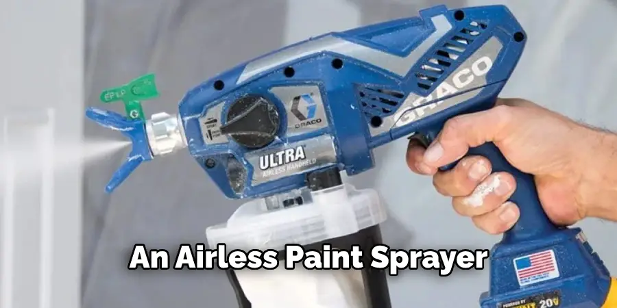 An Airless Paint Sprayer