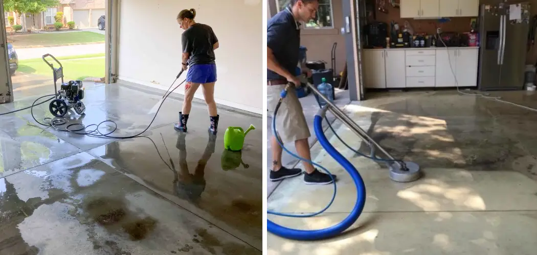 How to Pressure Wash Garage Floor Without Getting Walls Wet