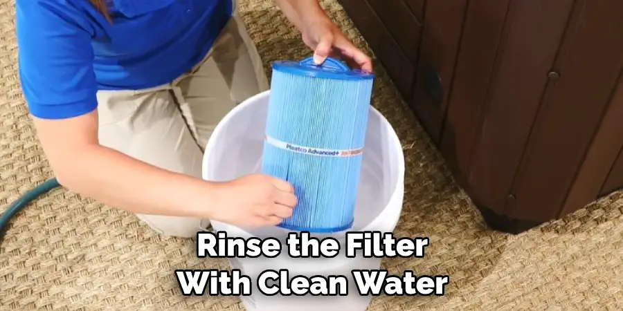 Rinse the Filter With Clean Water