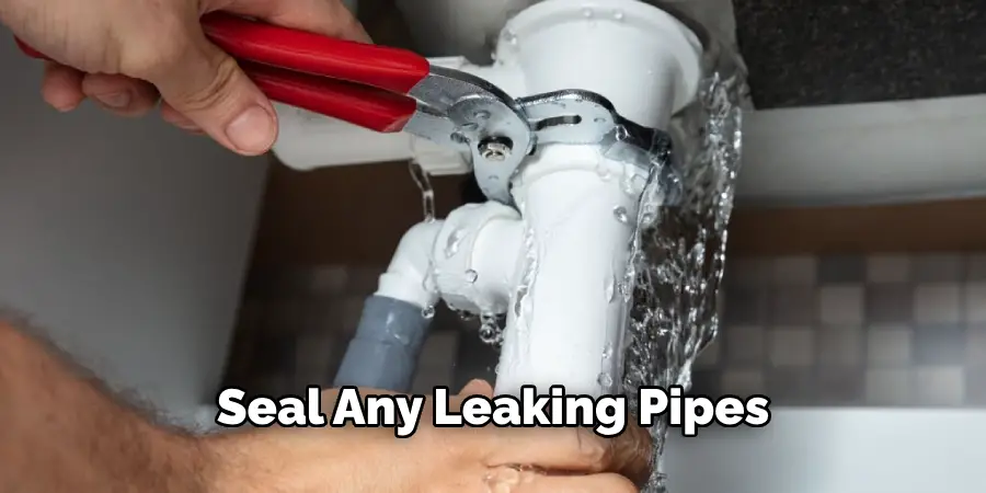 Seal Any Leaking Pipes