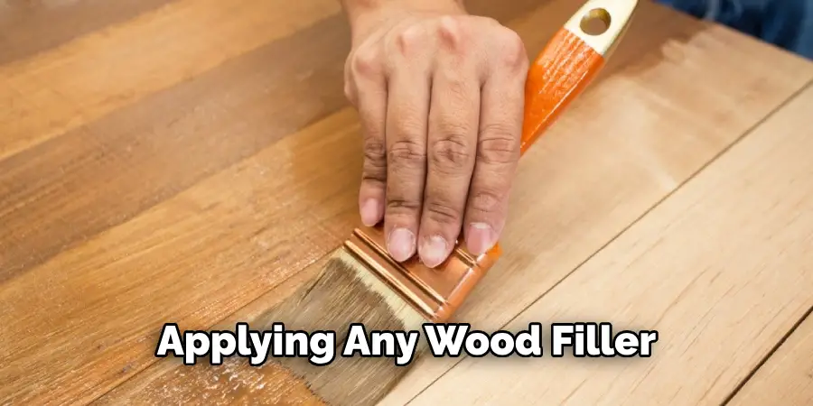 Applying Any Wood Filler