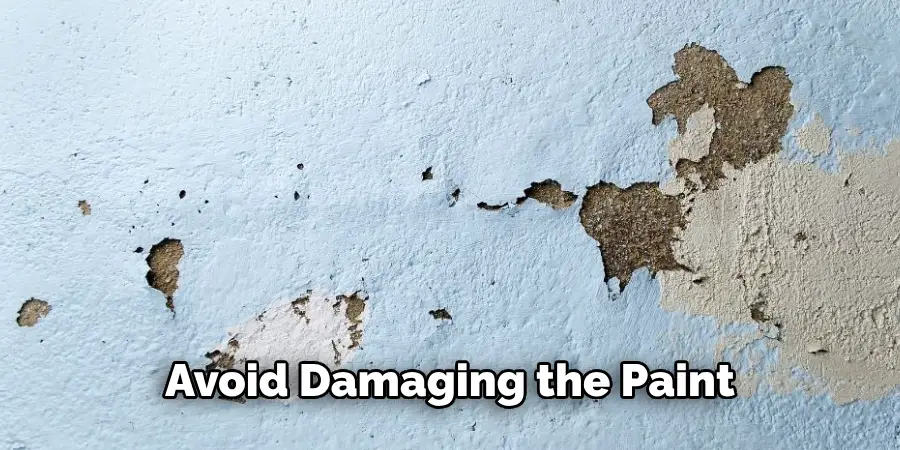 Avoid Damaging the Paint