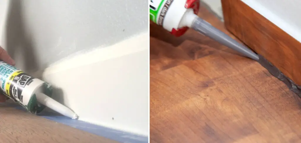 How to Caulk Baseboards to Tile Floor