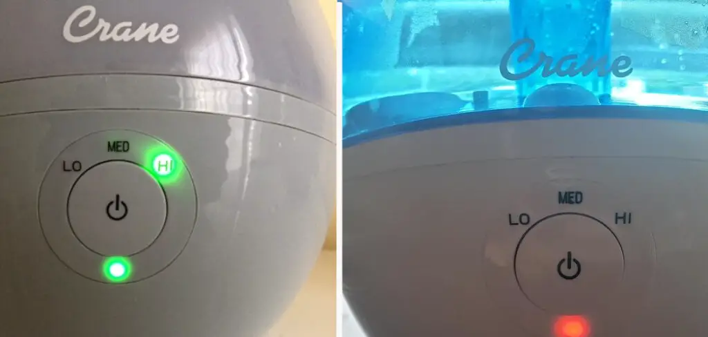 How to Turn Off Light on Crane Humidifier