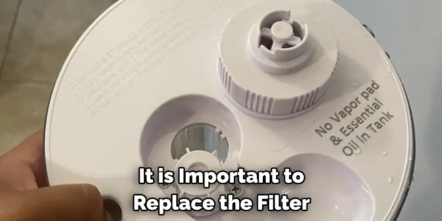 It is Important to
Replace the Filter