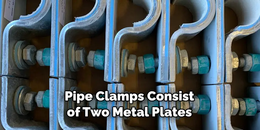 Pipe Clamps Consist of Two Metal Plates