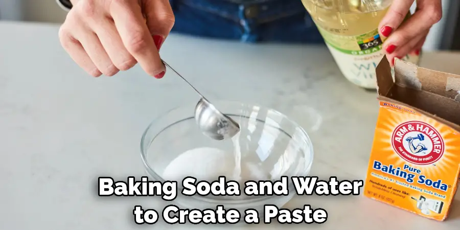 Baking Soda and Water to Create a Paste