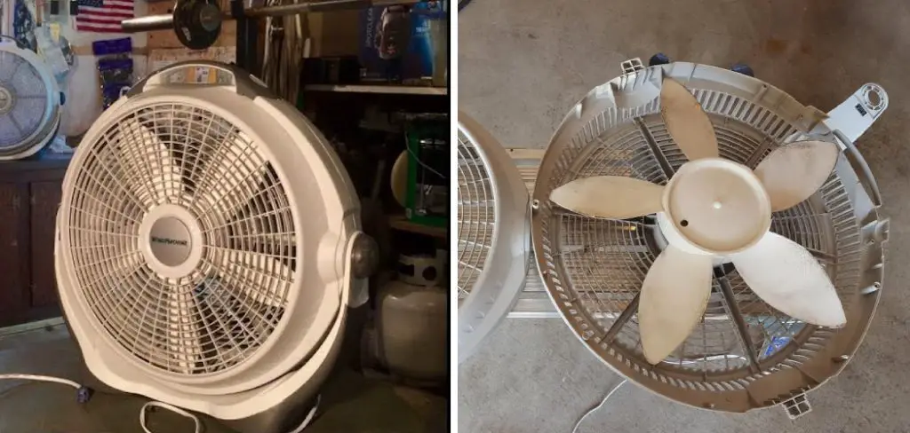 How to Clean a Wind Machine Fan
