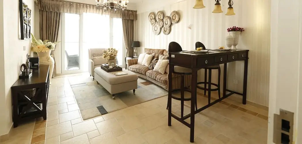 How to Decorate a Living Room With Tile Floors