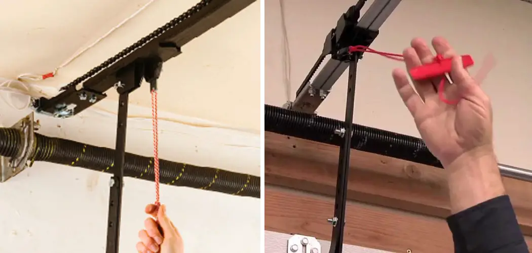 How to Fix Garage Door After Pulling Red Cord