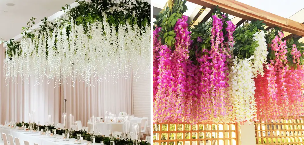 How to Hang Wisteria From Ceiling