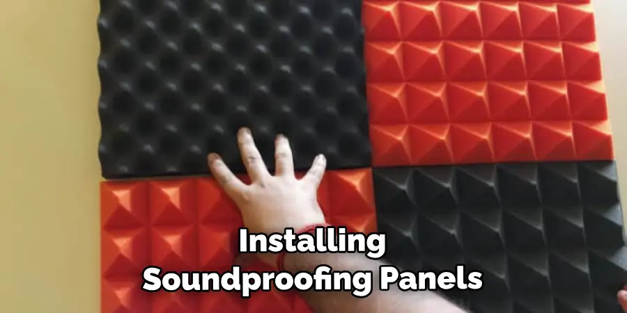 Installing Soundproofing Panels