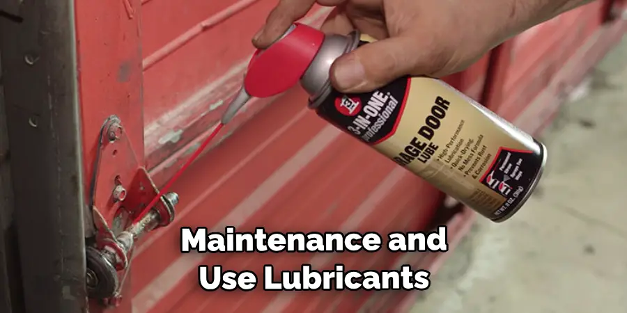 Maintenance and Use Lubricants